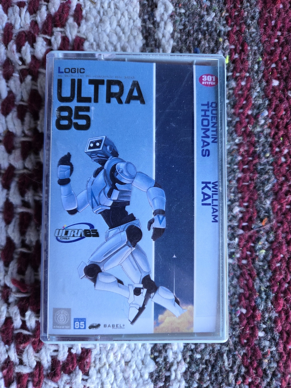 Logic Ultra 85 Cassette — Blue Robot Artwork